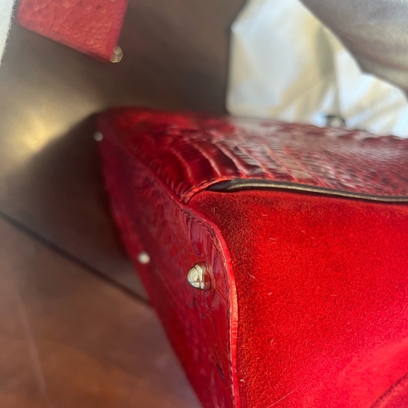 ***LAST CHANCE*** Brahmin HTF EUC Joan Tote in Scarlet Lusanne BAG ONLY!! - Picture 8 of 12